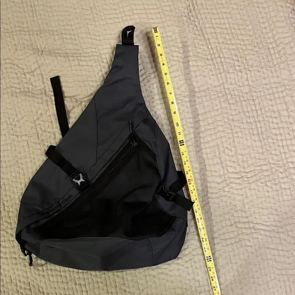 NWOT Standard Cloth Dark Gray Sling Backpack